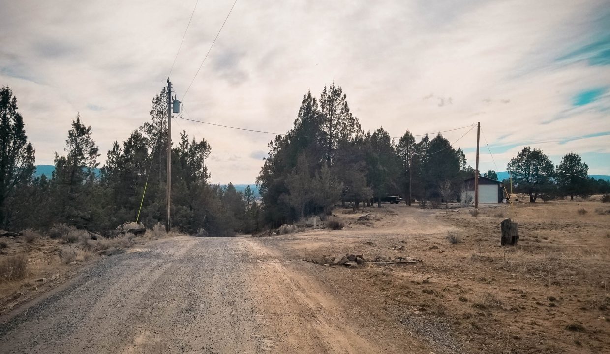 road leaving the properties